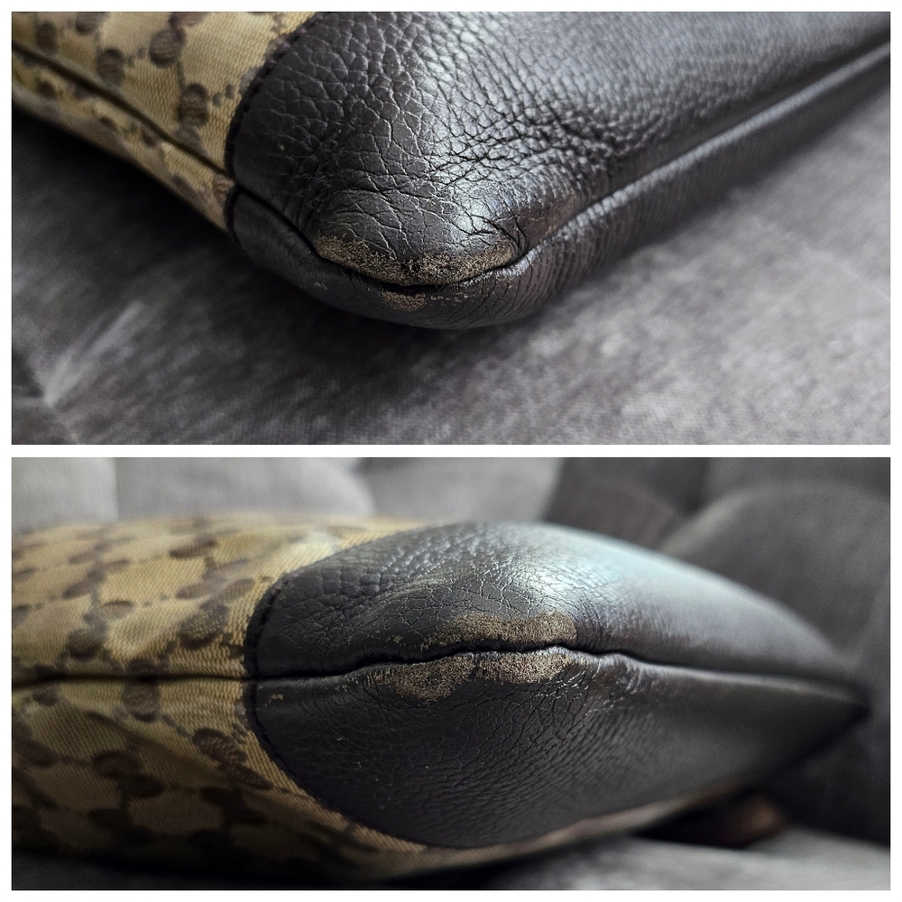 Gucci Crystal Monogram Medium Flat Messenger Bag … - image 3